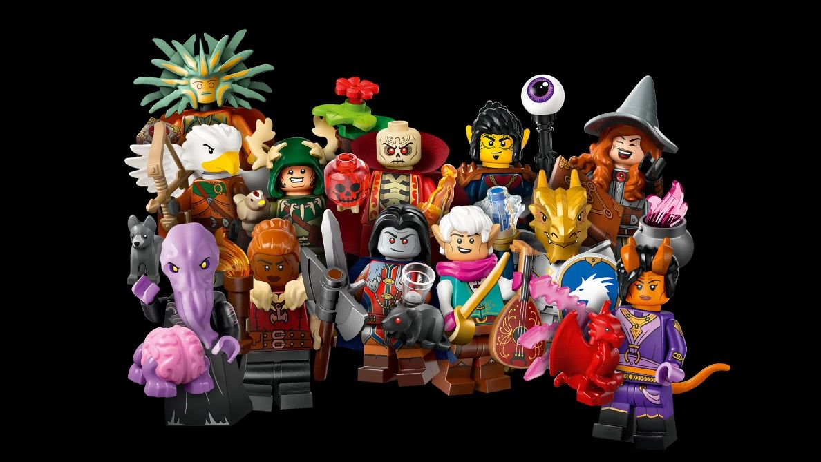 Полная коллекция минифигурок Lego Marvel 1 и 2 серия, BATMAN, Dungeons