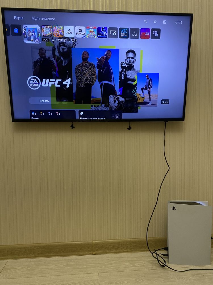 Аренда PS5 и TV  топовые игры 2 джостика, доставка по городу!