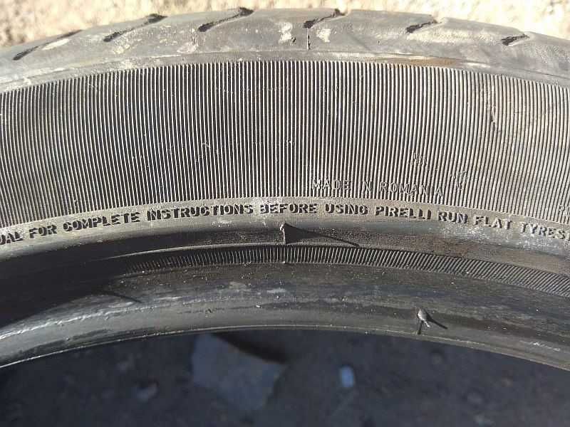 Шины 245/40 R20 - "Pirelli PZero RunFlat" (Румыния), летние.