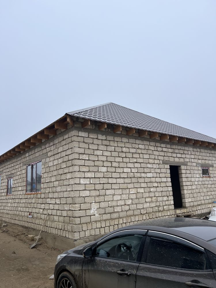 Продам времянку с недостройным домом в пос Жанаталап