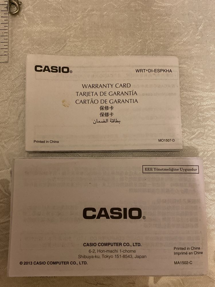 оригинальные часы Casio