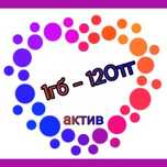 Гигабайты, мегабайты актив