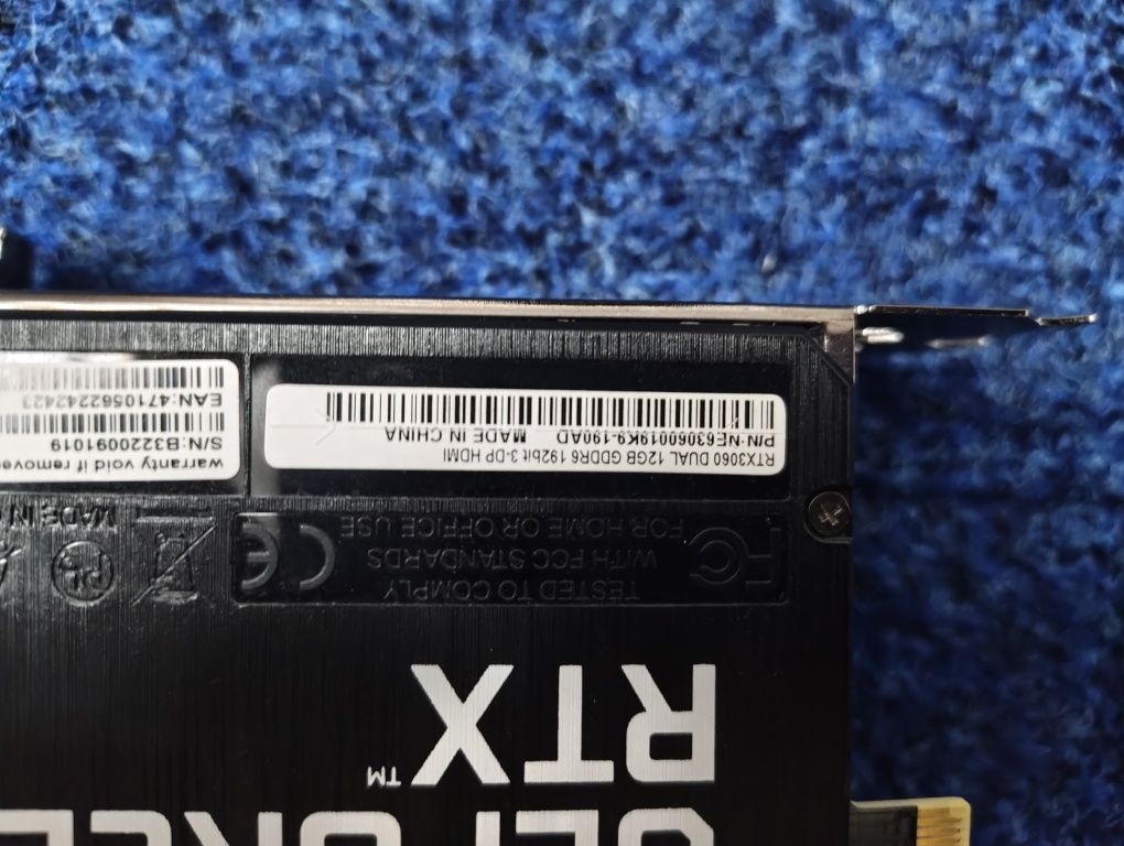PALIT RTX 3060 DUAL (12 GB, 192 bit)
