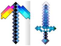 Меч Игрушечный Кирка Лопата Майнкрафт