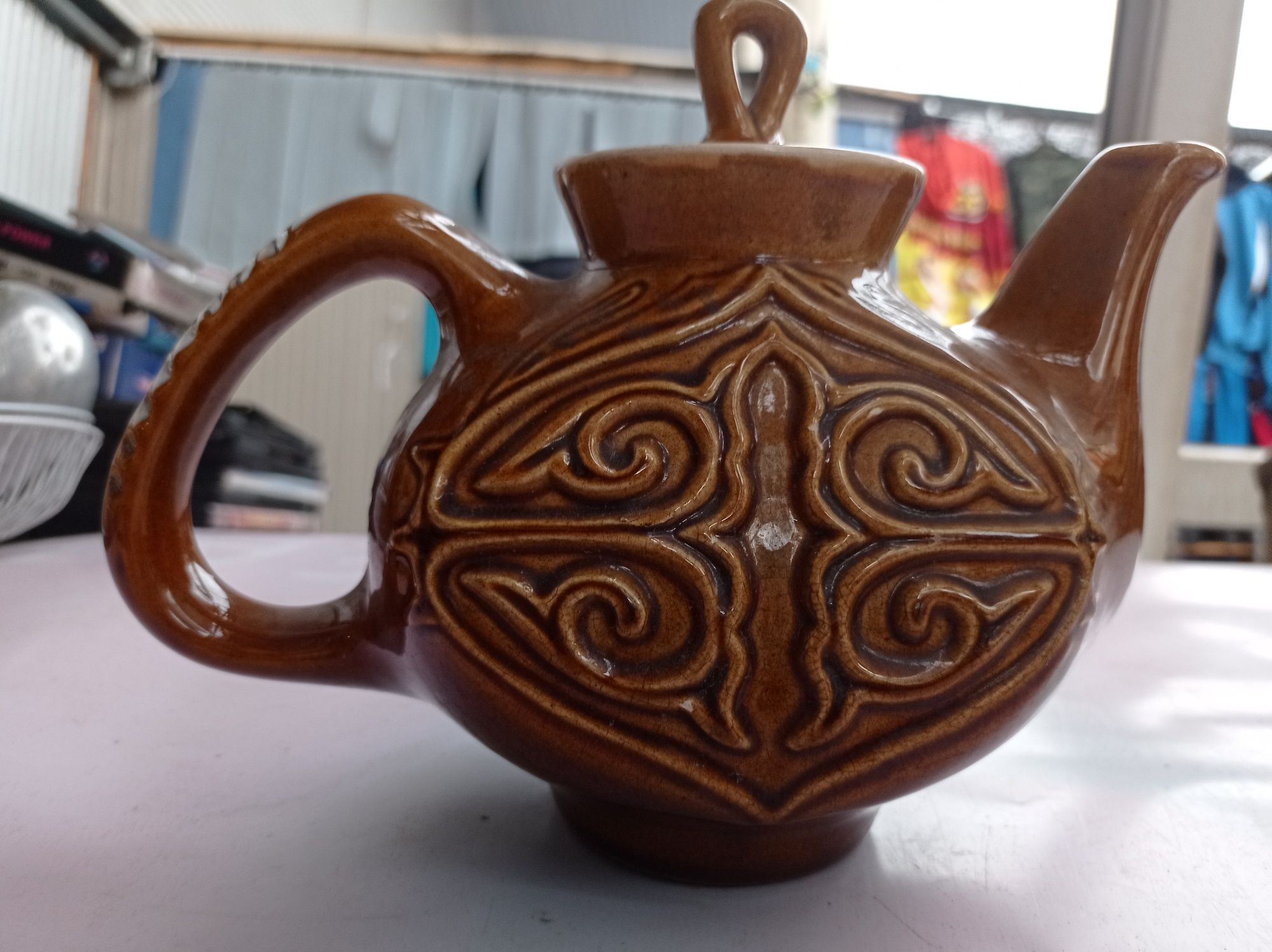 Продам олимпиада 80г фарфоровый чайник СССР очень хороший вариант для