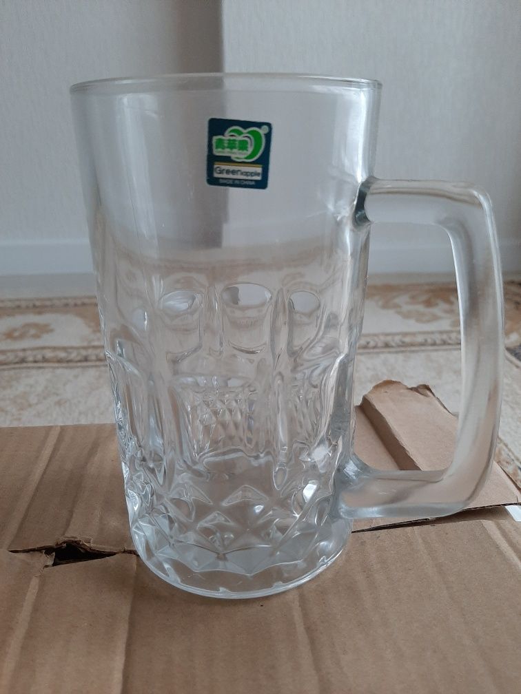 Кружки стеклянные