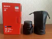 Объектив Sony Zeiss  FE. 55mm. f. 1.8