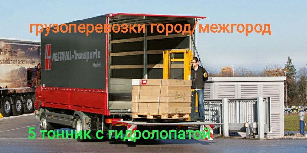 грузоперевозки доставка по Алматы и обл. 5 тонник переезды рохля 5тонн