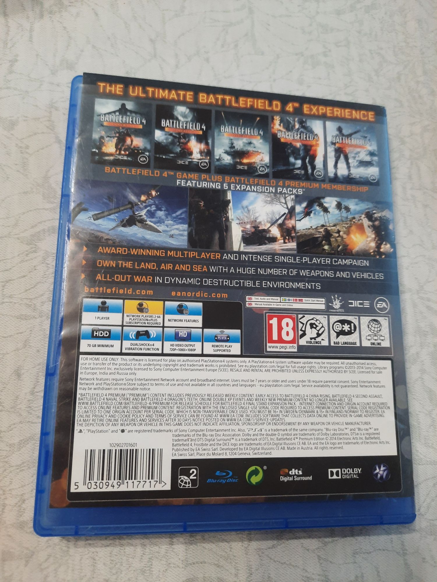 Battlefield 4 игра пс4