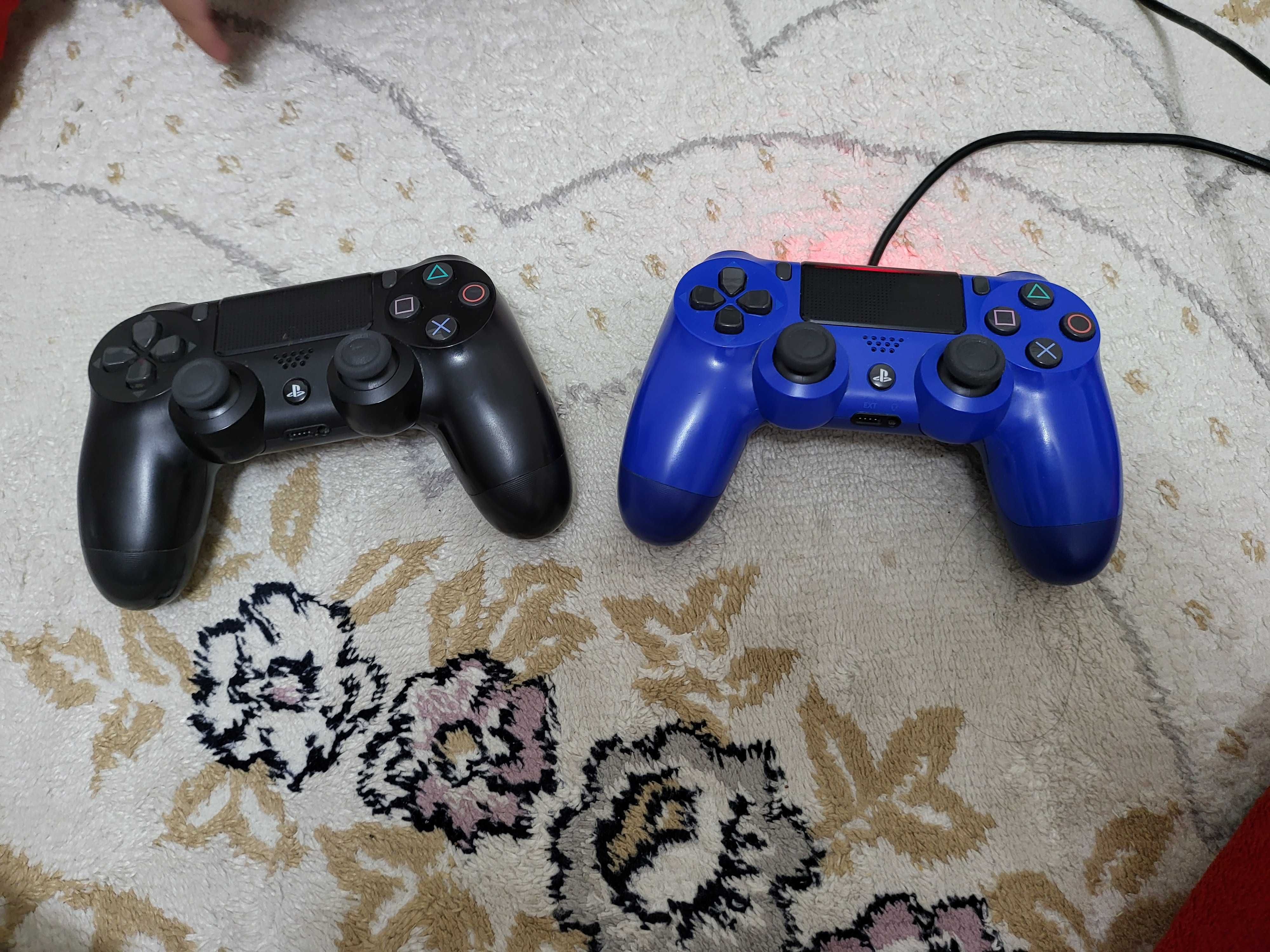 Playstation4 с телевизором с 2 джойстиками и играми