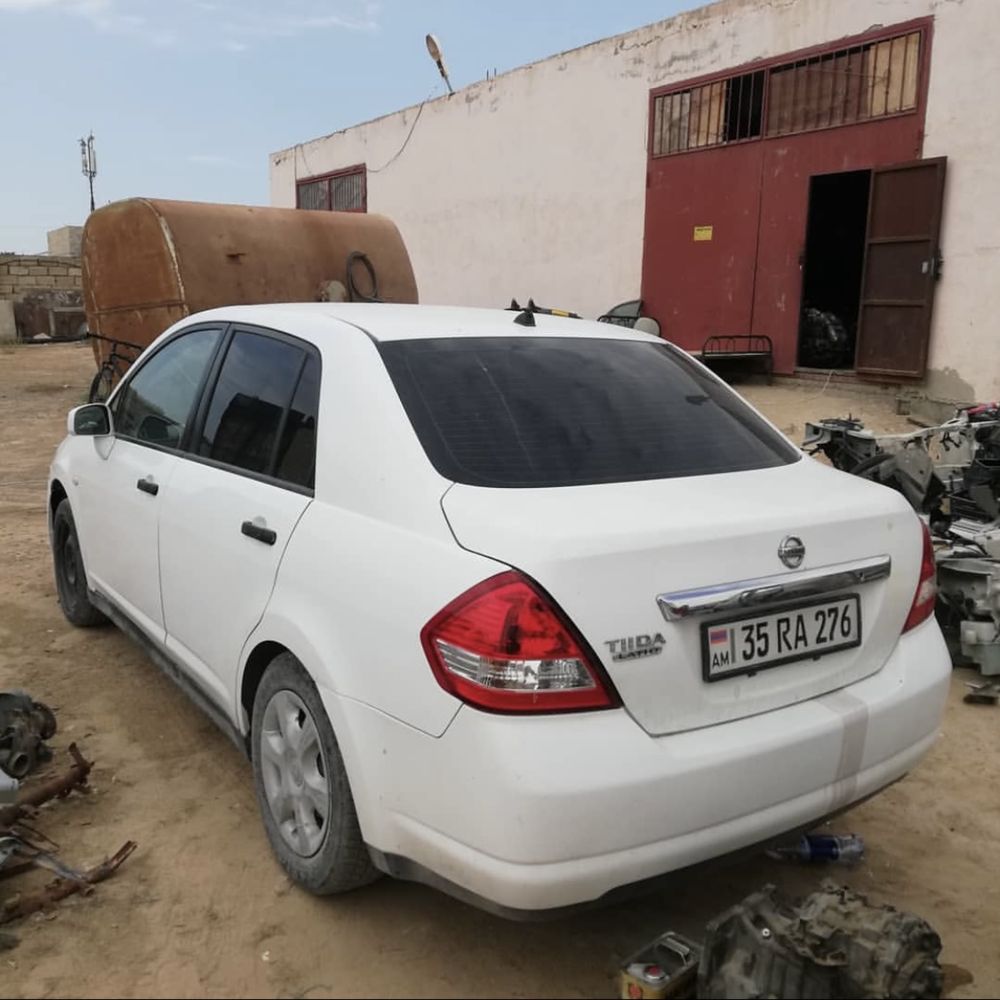 Nissan Tida. Nissan Latio, Nissan Versa по запчастьям г.Атырау