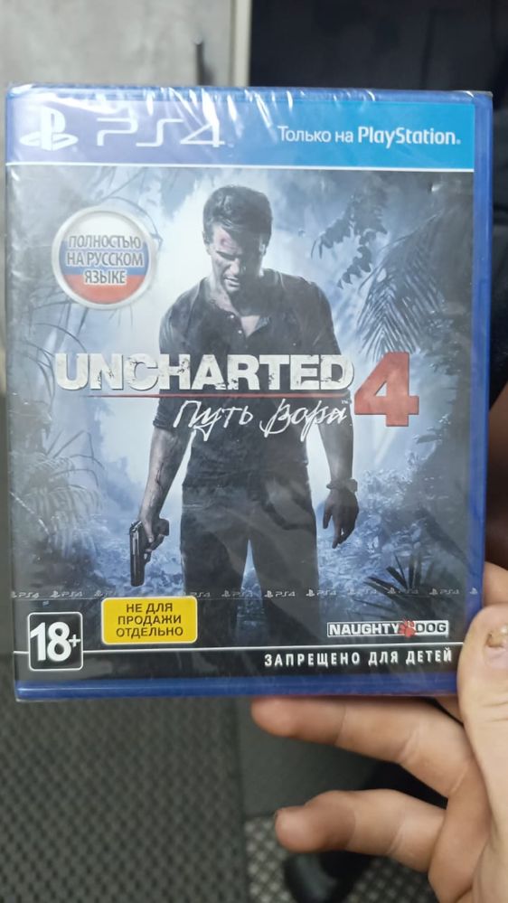 Диск для пс4 UNCHARTED 4 Путь Вора