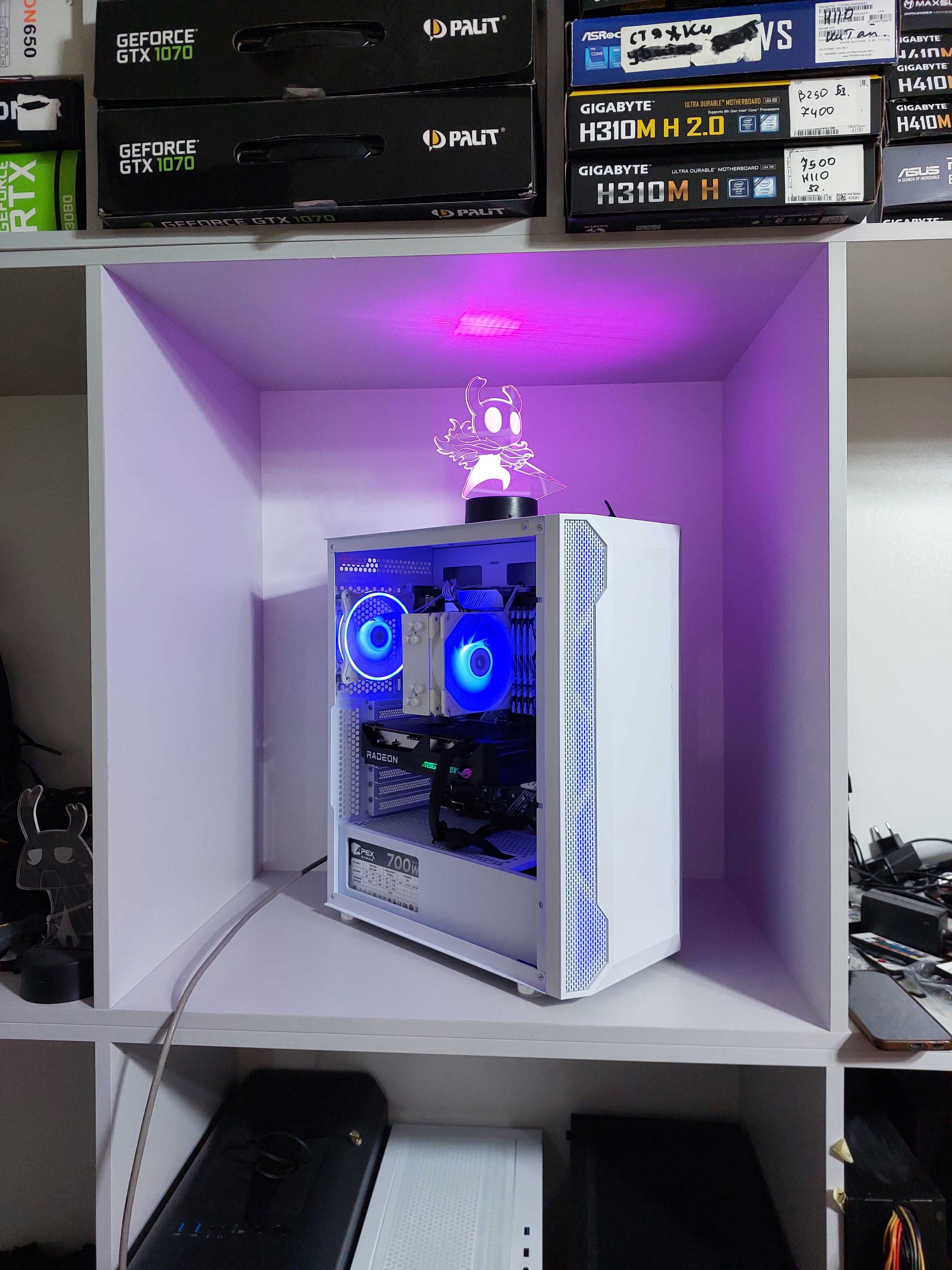 Мощный игровой компьютер Ryzen 7 5700x, RX6600xt 8Gb