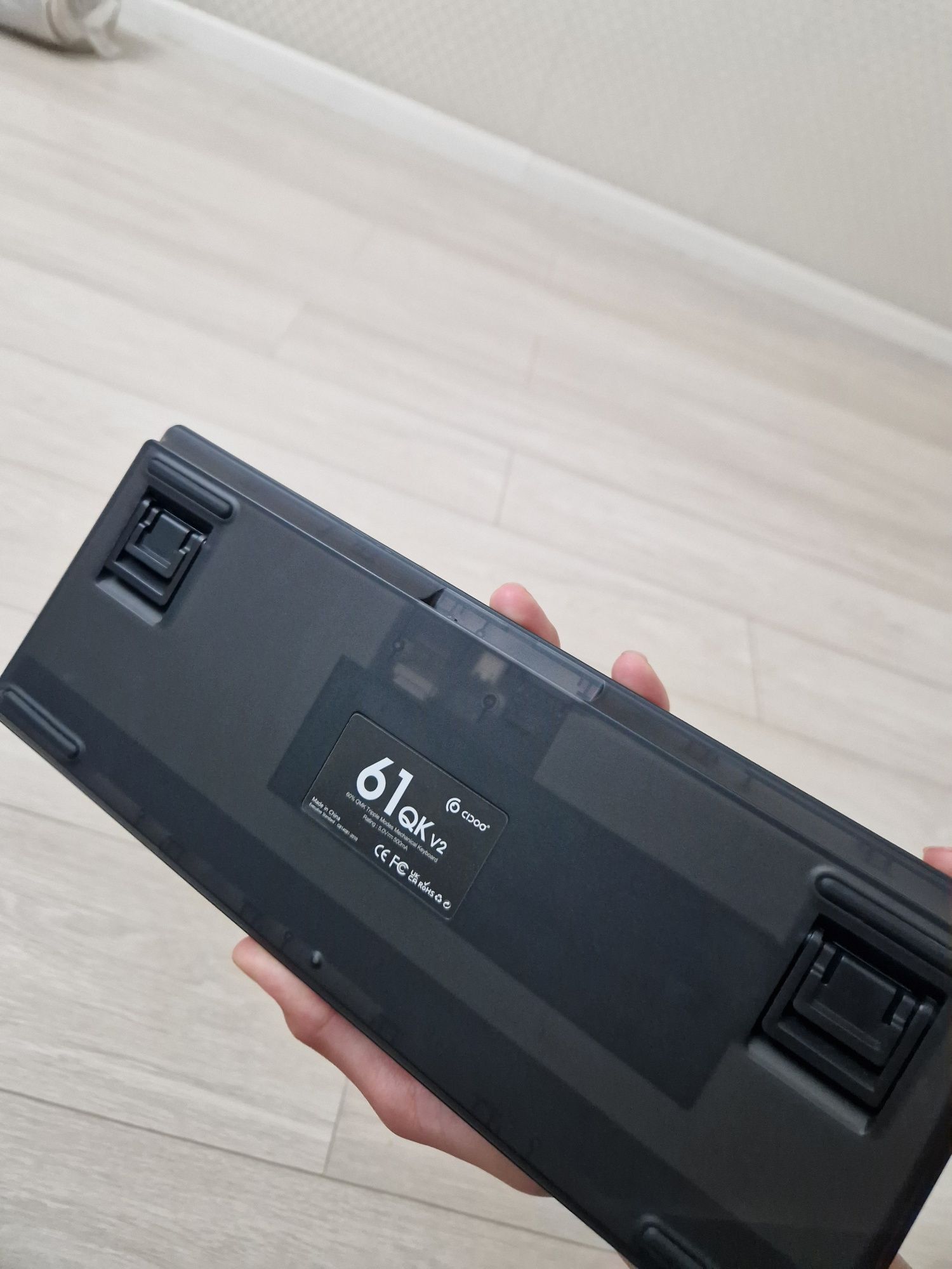 Клавиатура  cidoo QK 61 v2 обмен на белую верси