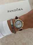 Подарок Часы+браслет женский часы pandora Cartier пандора картие