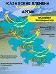 Наклейки на авто "Қазақ рулары"