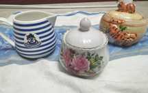 Сахарница керамическая