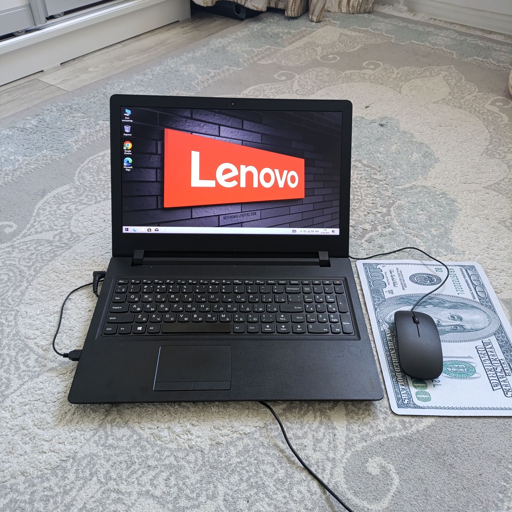 Lenovo Ideapad 15/2018г/HDD-500GB/ОЗУ-4GB/Мышка и коврик!