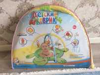 Развивающий детский коврик черепашка