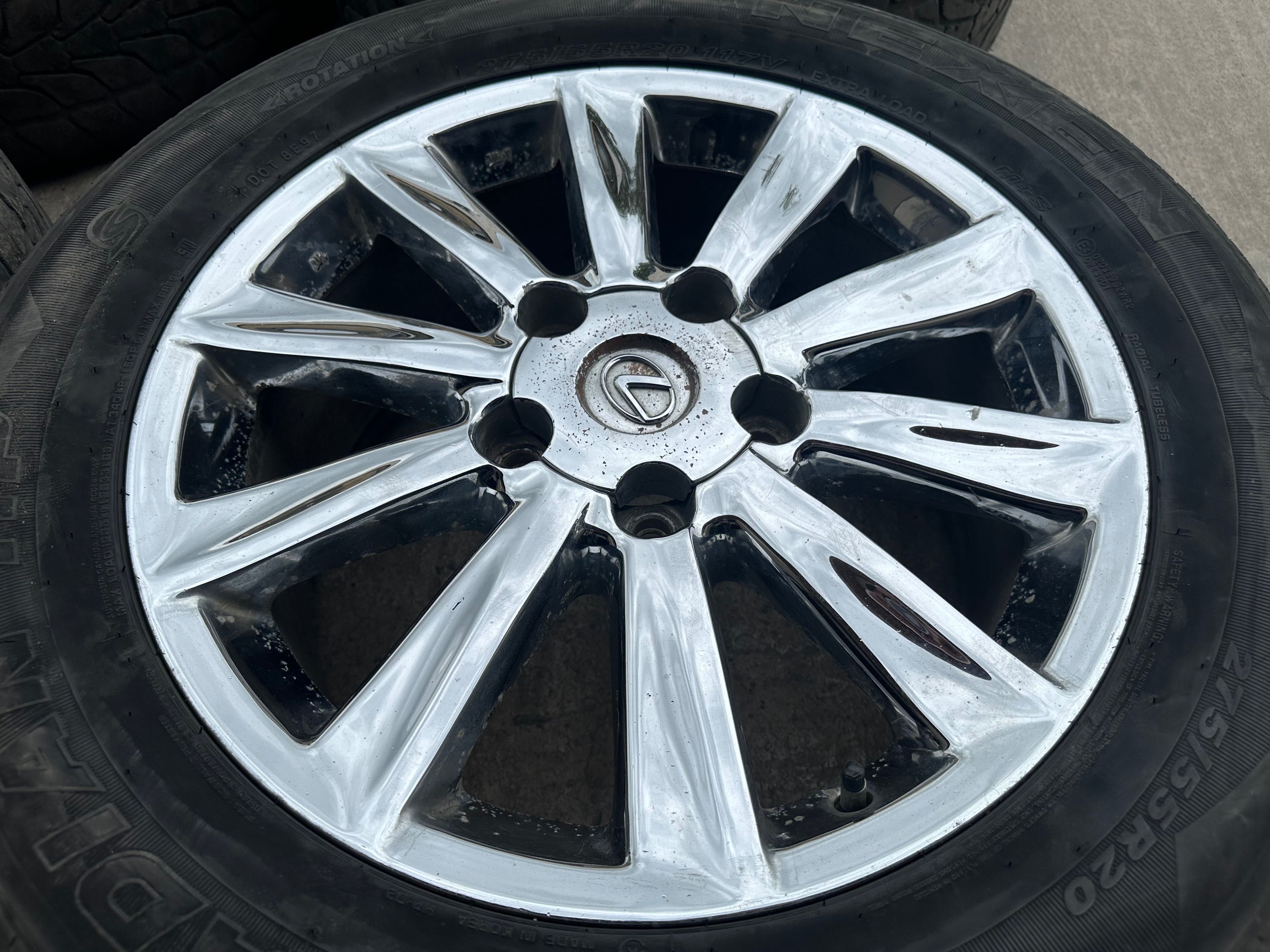 Диски комплект R20 хром Lexus, Toyota
