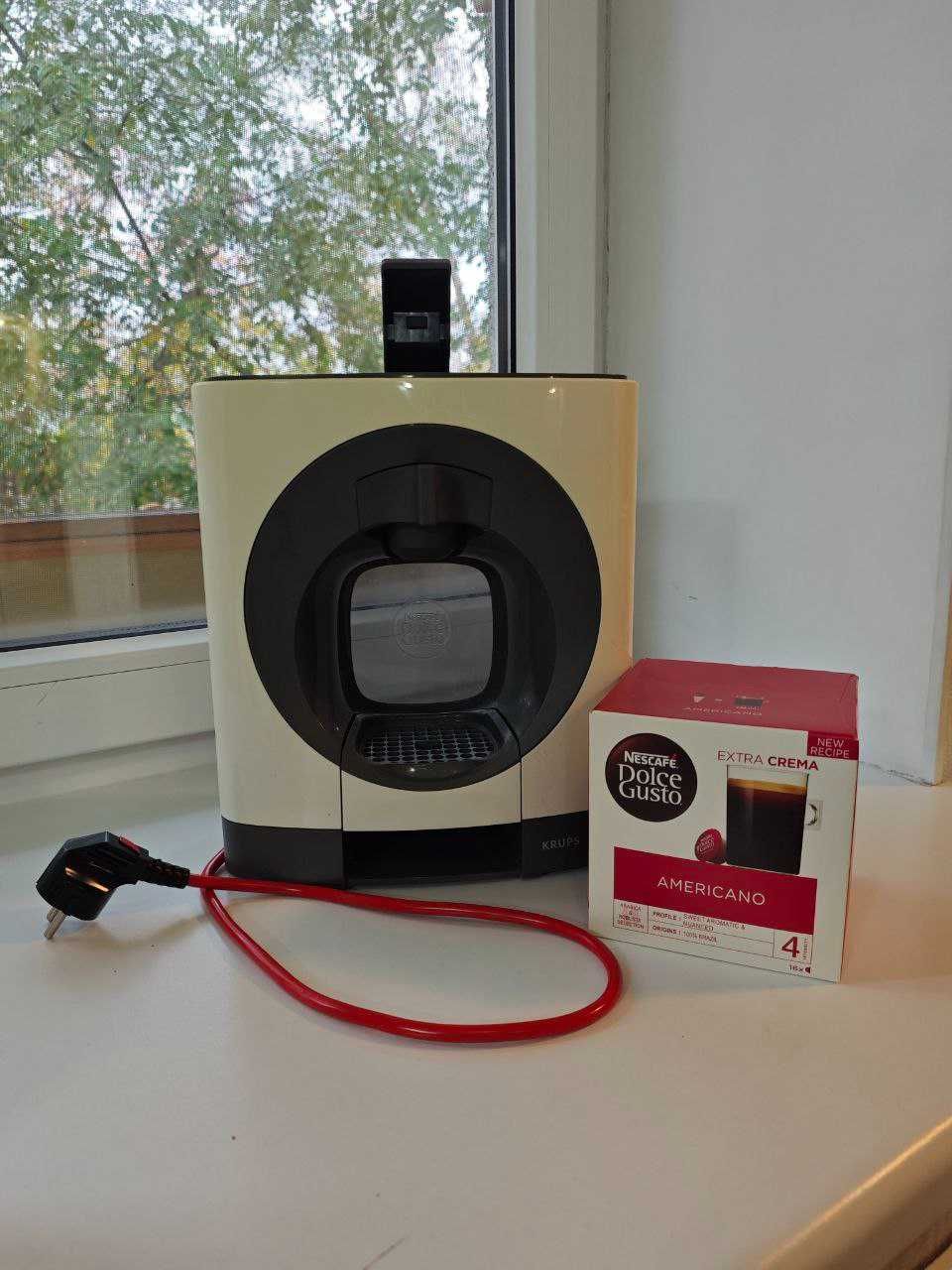 Капсульная кофеварка Krups Dolce Gusto Oblo White (KP1101)