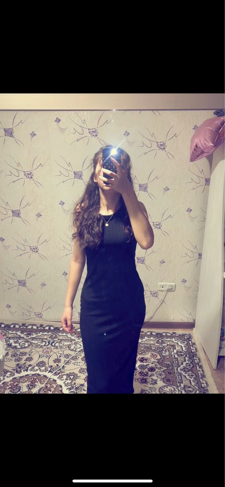 Вечернее платье черное