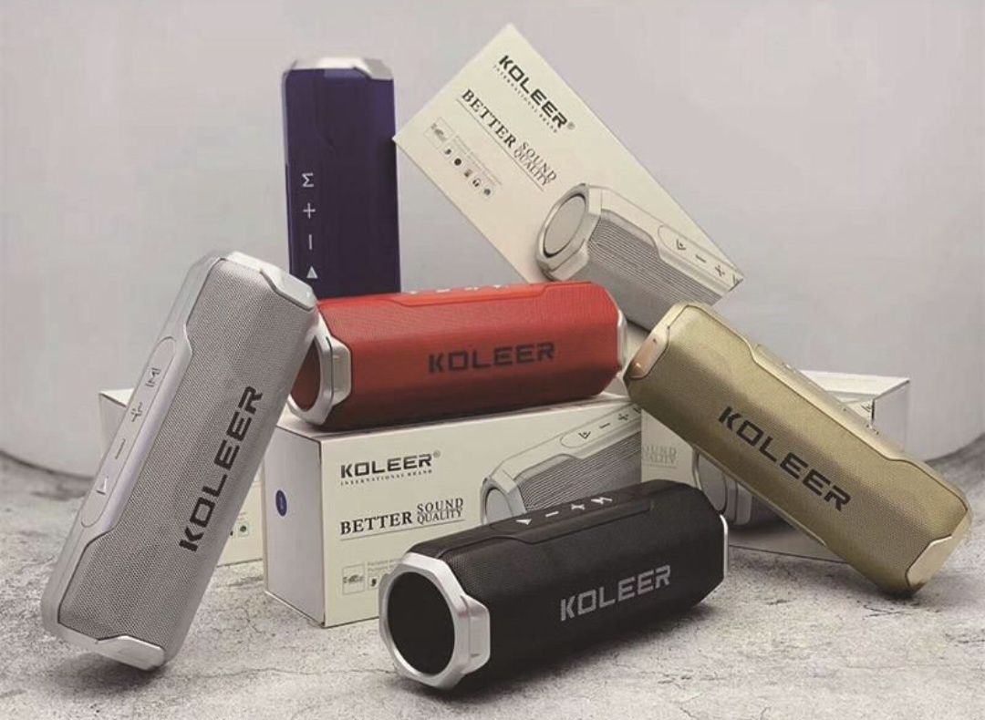 -Колонка Bluetooth KOLEER. Колонка. Портативная кколонка. .

Характери