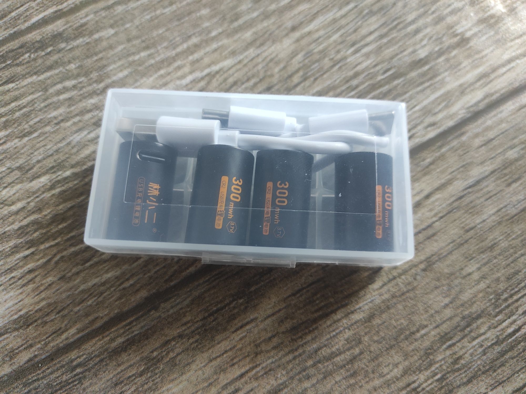 Литиионые аккумуляторы CR 2 USB перезаряжаемые батарейки