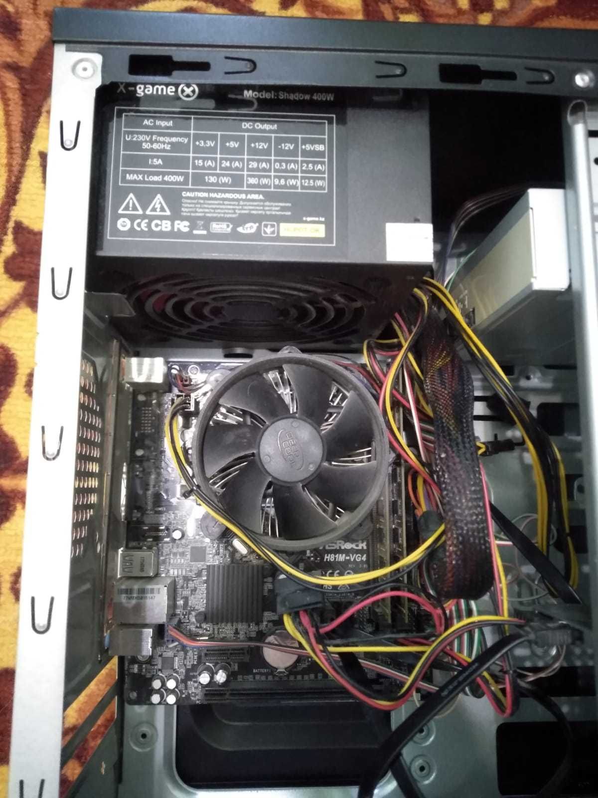 Продам Системный Блок Core i3-4170 SSD 64Гб ОЗУ DDR3 8Gb