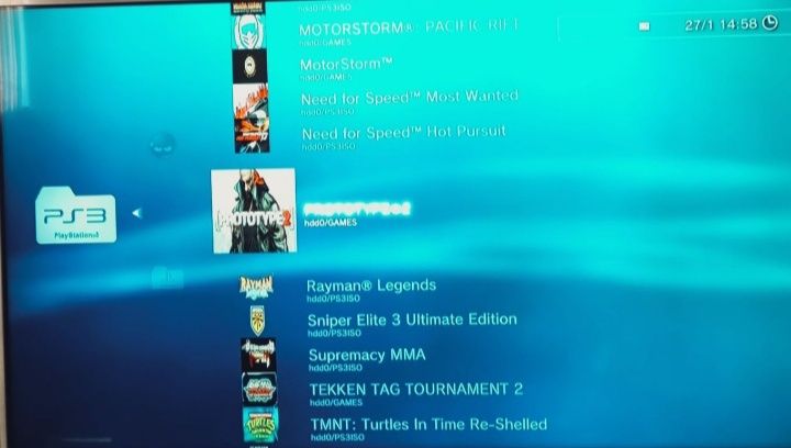 PS3 Slim 500гб, 45 игр