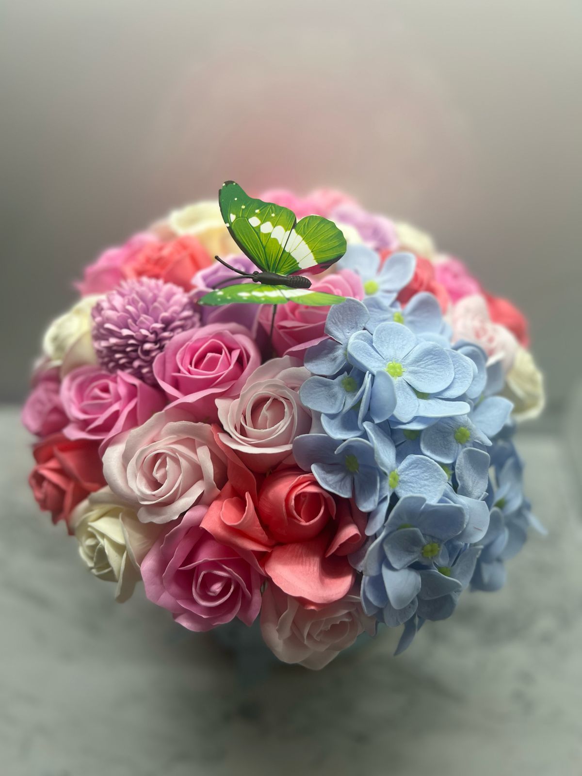Букеты из мыльных роз.