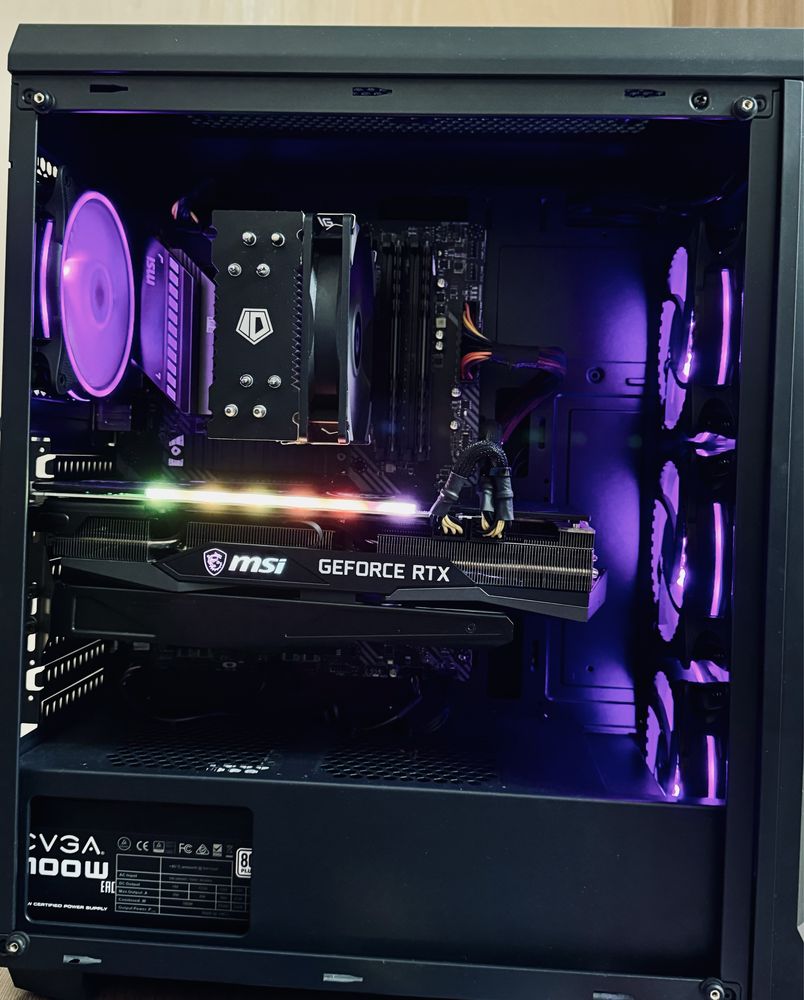 ИГРОВОЙ КОМПЬЮТЕР 3060TI от MSI с монитором 180 герц