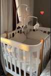 Кровать детская трансформер Мommy Lux  happy baby