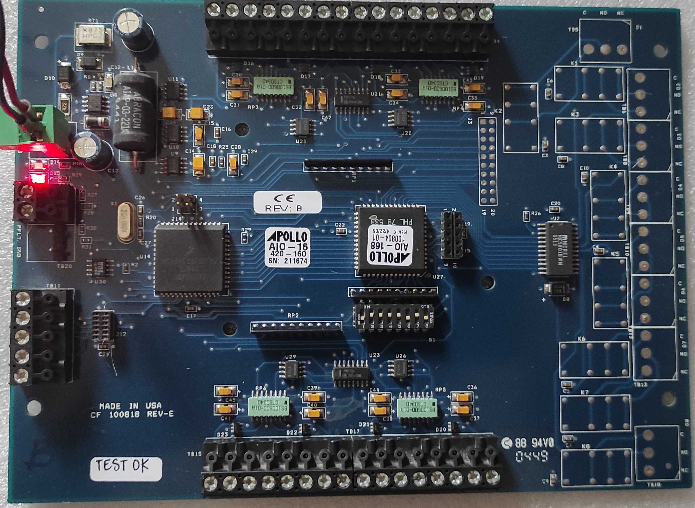 Панель охранной сигнализации AIO-16 (Apollo, USA)