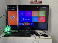Продам телевизор Hisense + tv box X96min