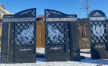 Ворота готовые..