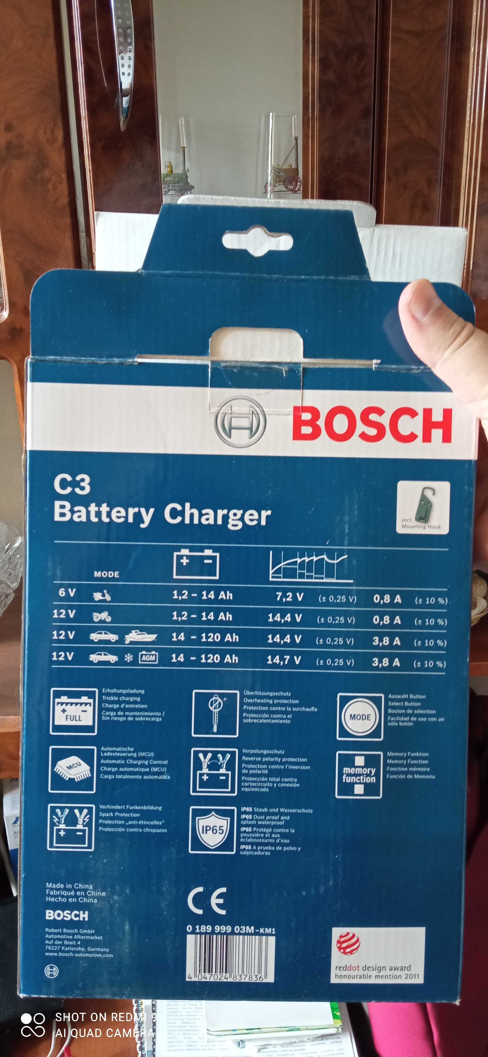 Зарядное устройство BOSCH C3 6/12V