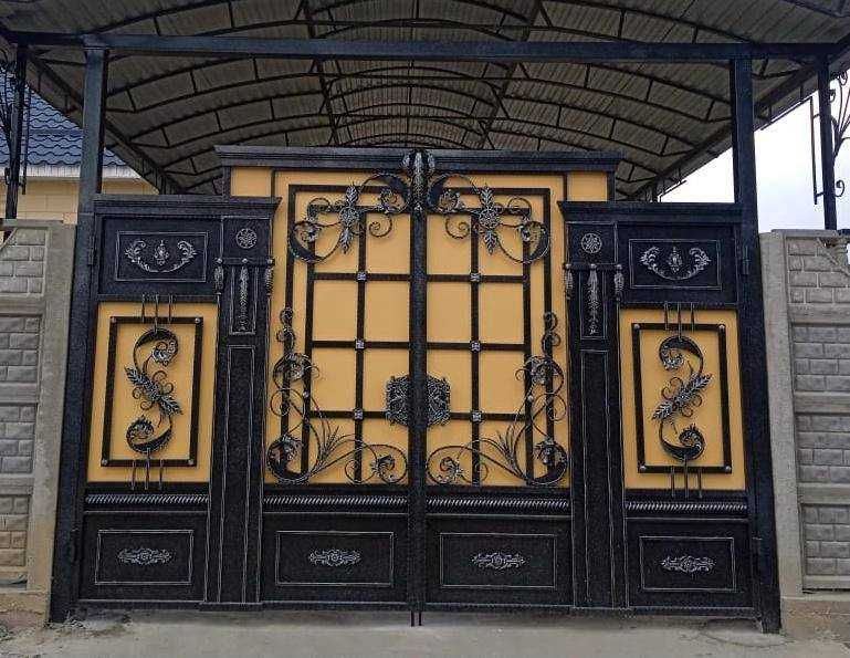 Ворота Забор Навес Откатные Распашные Калитка Дарбаза Какпа Варота