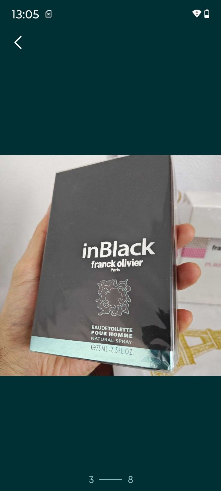 Новый женский парфюм Franck Oliver Pure Addiction 100m можно наподарок