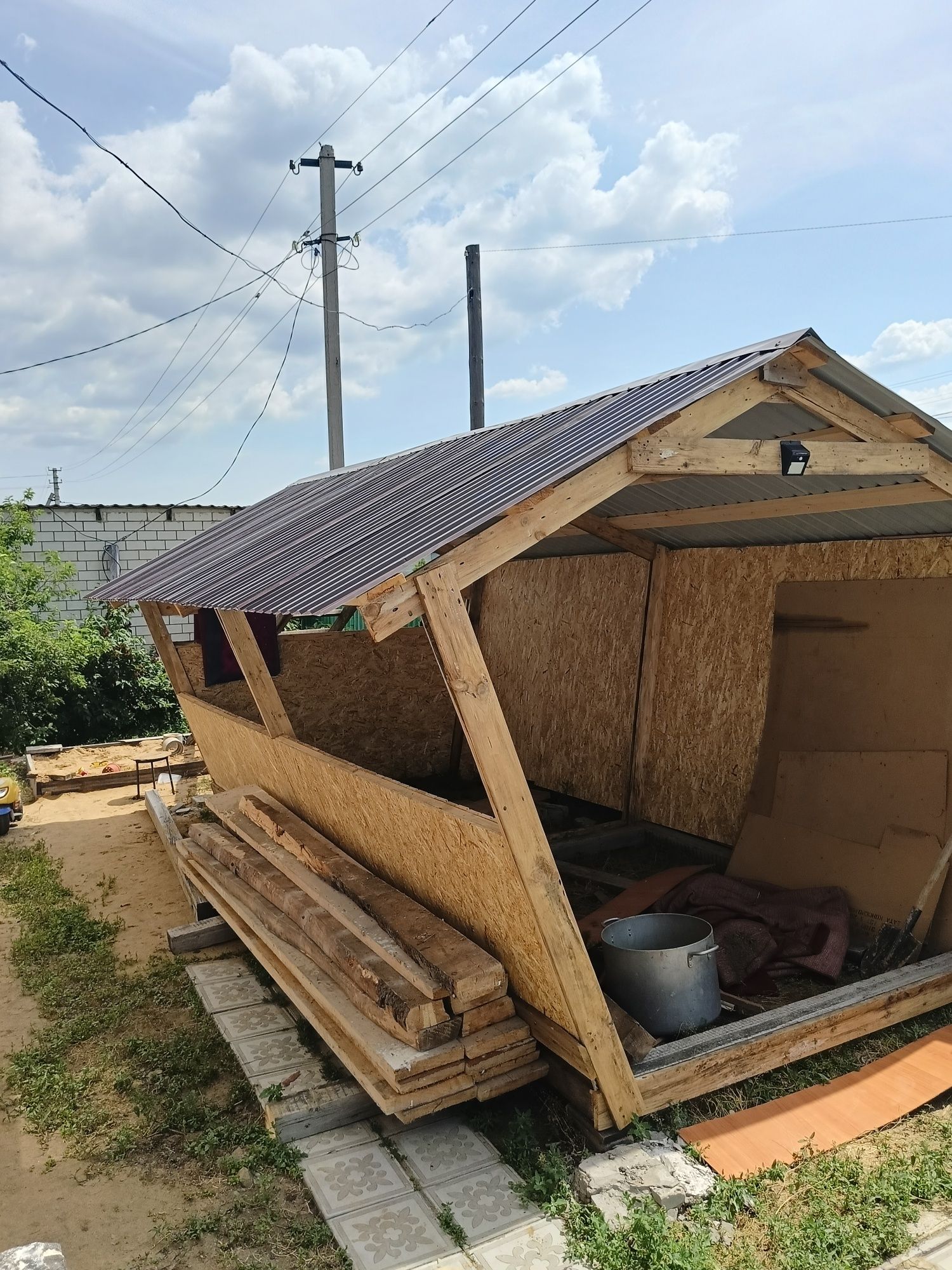 Продам беседка длина 5 м ширина 2.20 новый
