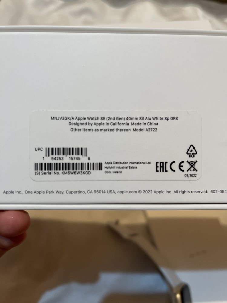 Apple Watch se (2end cen) 40 mm