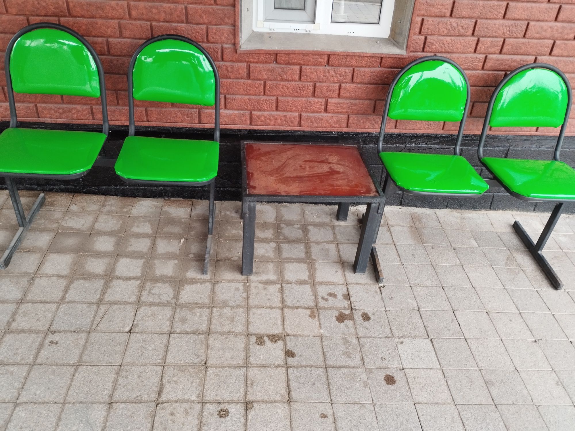 Лавочка стол садовые