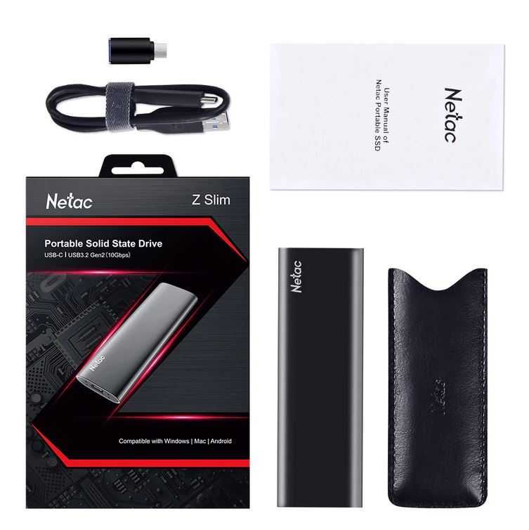 Продам компактный переносной диск Netac Z Slim 500Gg