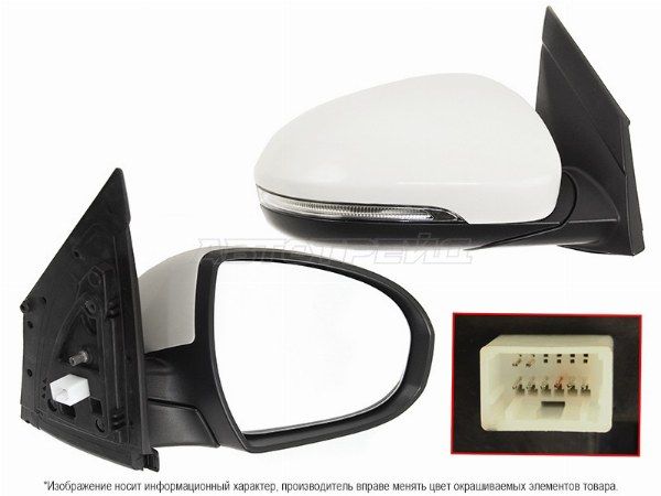 Зеркало HYUNDAI TUCSON 15-21 RH регулировка, складывание, обогрев, пов