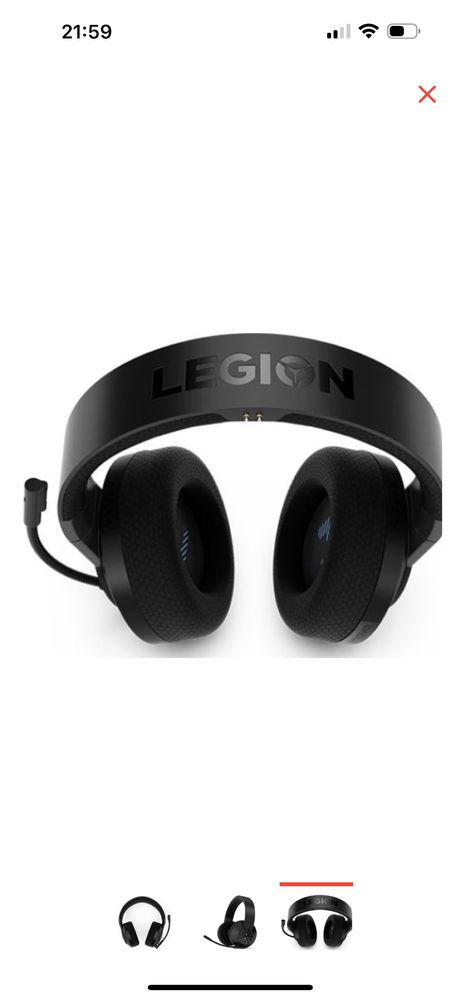 Игровые наушники Lenovo Legion
