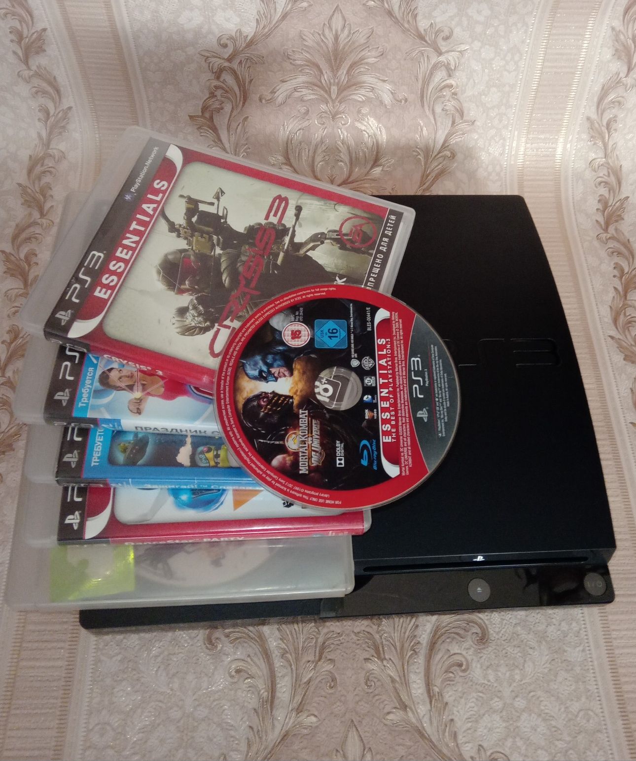 Игровая консоль 6 дисков подарок
