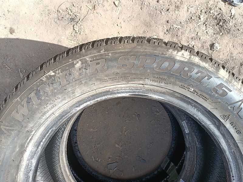 Шины 225/55 R16 - "Dunlop Winter Sport 5" (Германия), зимние.