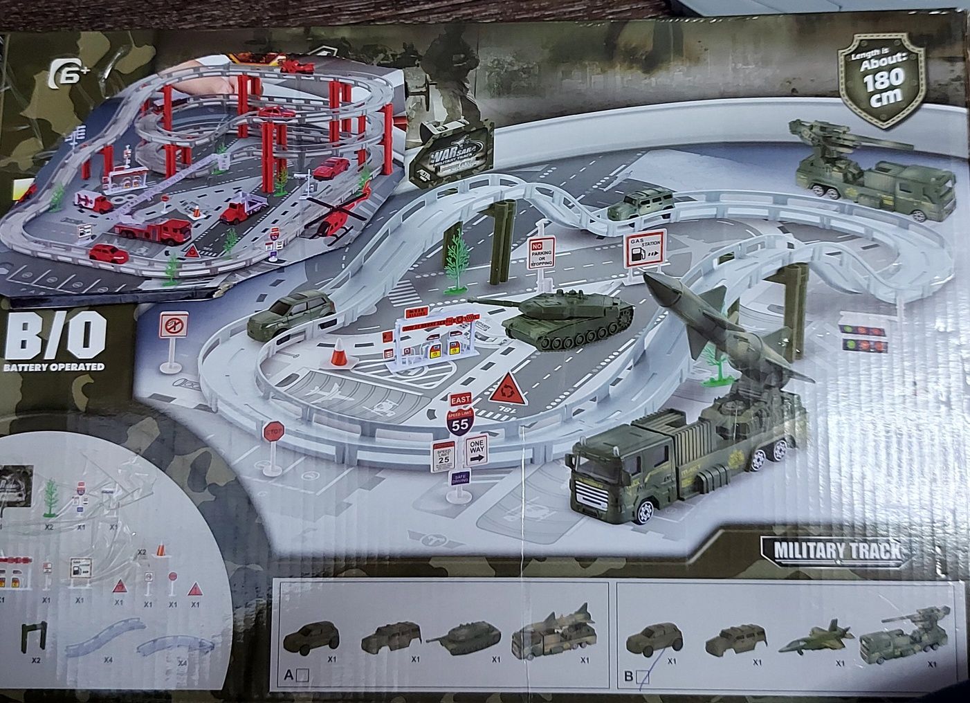Игровой набор военный и пожарный