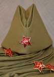 Пилотка военная со звездой
