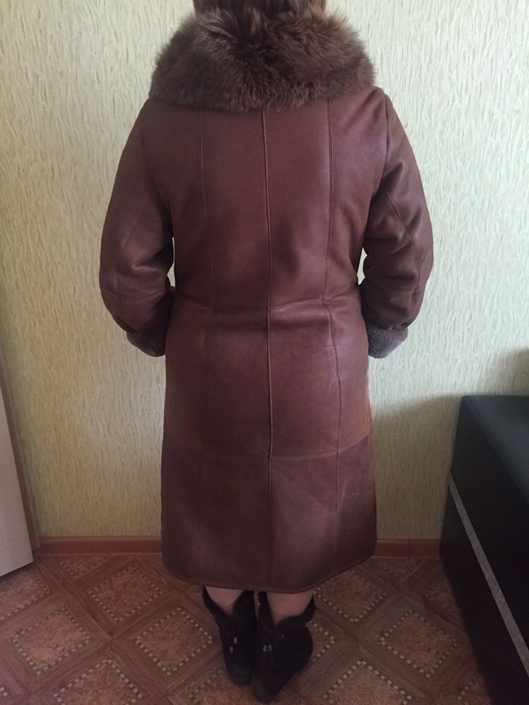 Женская дубленка+сапоги в подарок